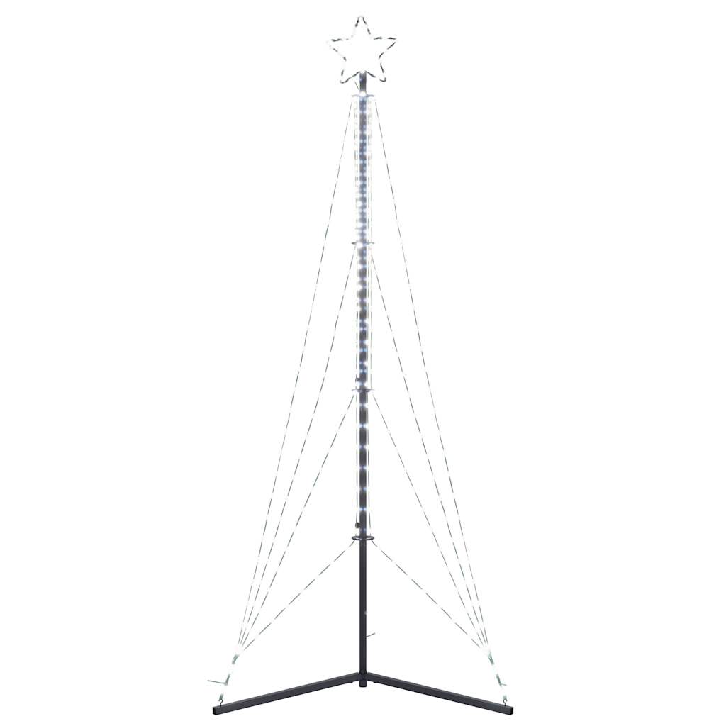 vidaXL Albero di Natale a LED 483 LED Bianco Freddo 240 cm