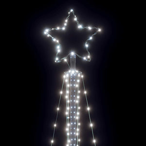 Albero di Natale a LED 483 LED Bianco Freddo 240 cm 4016413