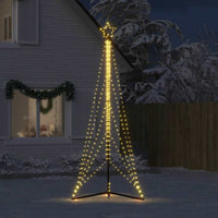 Albero di Natale a LED-Luci decorative natalizie 525 LED Bianco Caldo 302 cm