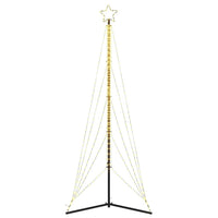 Albero di Natale a LED 525 LED Bianco Caldo 302 cm