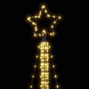 Albero di Natale a LED 525 LED Bianco Caldo 302 cm 4016416