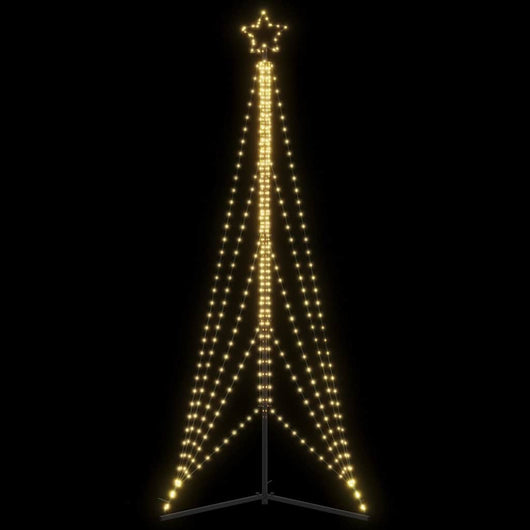 Albero di Natale a LED 525 LED Bianco Caldo 302 cm 4016416