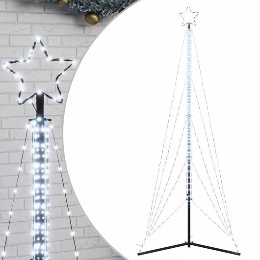 Albero di Natale a LED 525 LED Bianco Freddo 302 cm 4016417