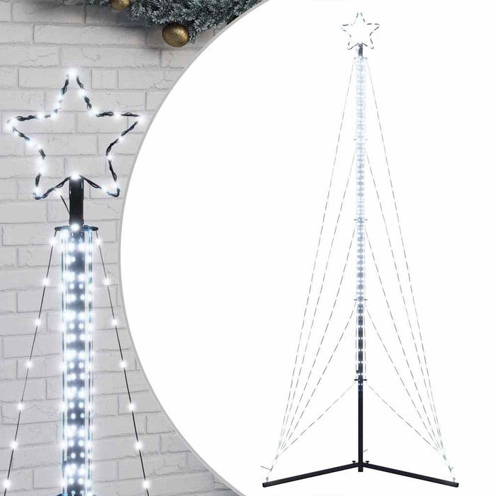 Albero di Natale a LED 525 LED Bianco Freddo 302 cm 4016417
