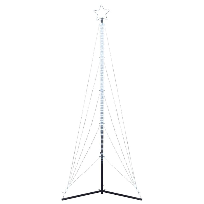 Albero di Natale a LED 525 LED Bianco Freddo 302 cm
