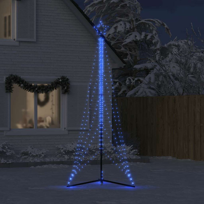 vidaXL Albero di Natale a LED 525 LED Blu 302 cm