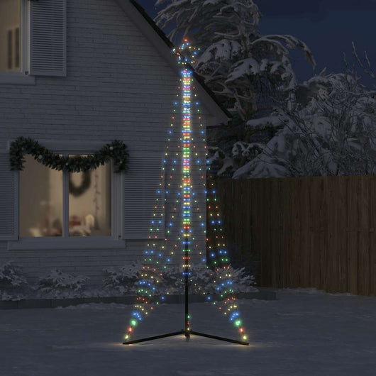 Albero di Natale a LED-Luci decorative natalizie 525 LED Colorato 302 cm