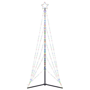 vidaXL Albero di Natale a LED 525 LED Colorato 302 cm