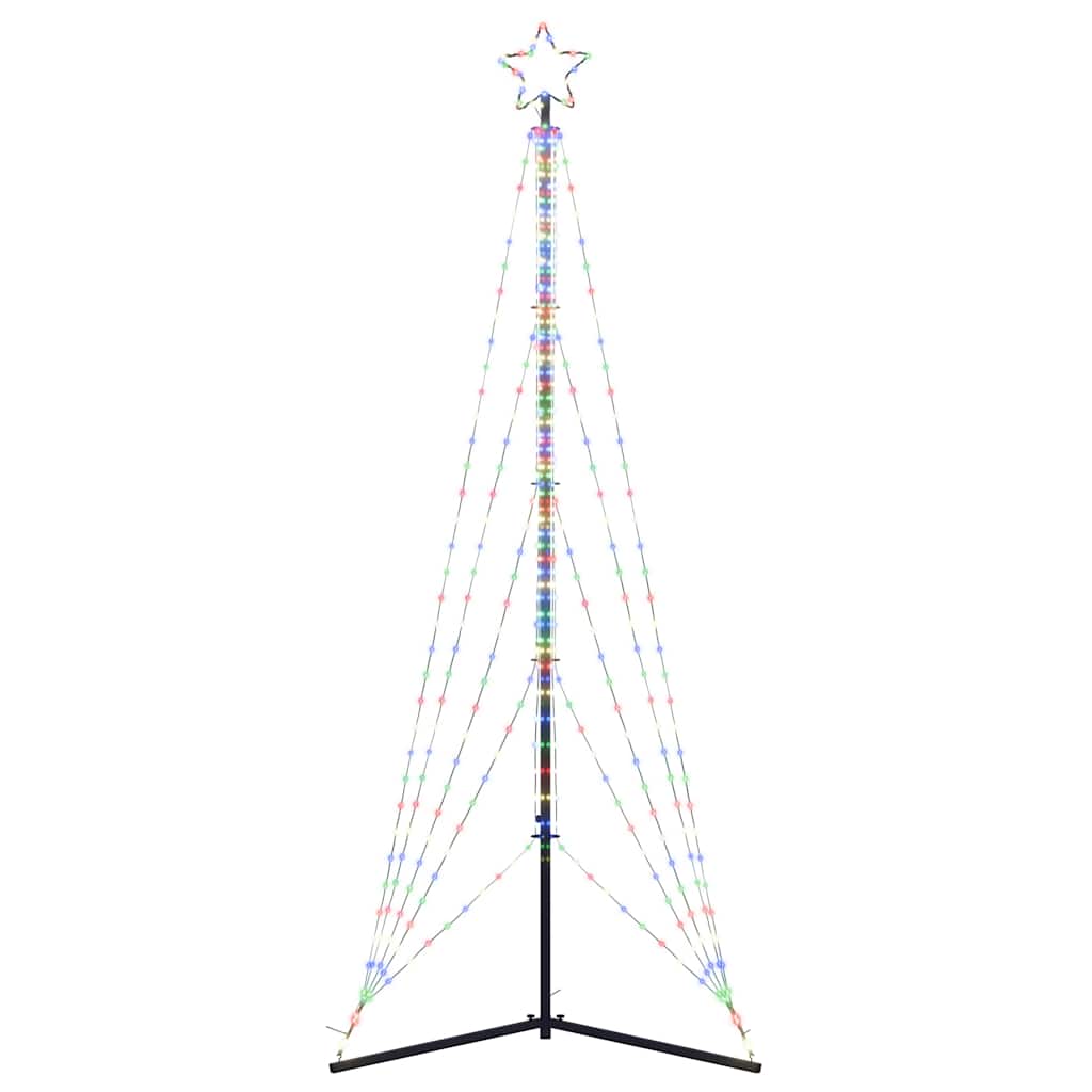 Albero di Natale a LED-Luci decorative natalizie 525 LED Colorato 302 cm