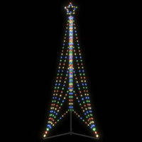 vidaXL Albero di Natale a LED 525 LED Colorato 302 cm