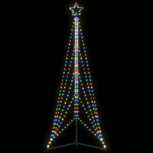 vidaXL Albero di Natale a LED 525 LED Colorato 302 cm