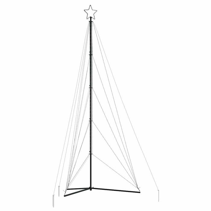 Albero di Natale a LED 615 LED Bianco Caldo 404,5 cm