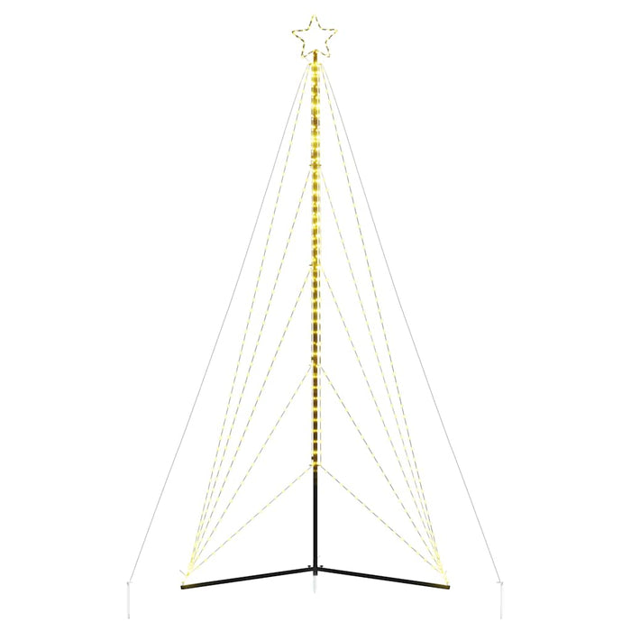 Albero di Natale a LED 615 LED Bianco Caldo 404,5 cm