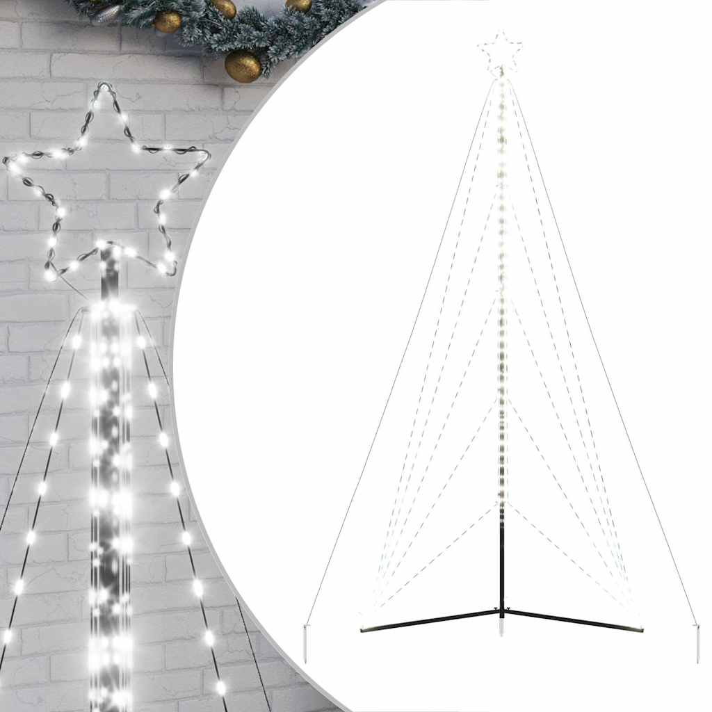 Albero di Natale a LED 615 LED Bianco Freddo 404,5 cm 4016421