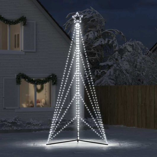 Albero di Natale a LED-Luci decorative natalizie 615 LED Bianco Freddo 404,5 cm