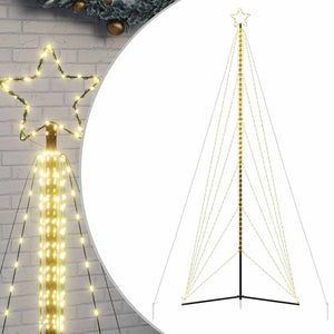 vidaXL Albero di Natale a LED 861 LED Bianco Caldo 478 cm