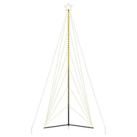 vidaXL Albero di Natale a LED 861 LED Bianco Caldo 478 cm