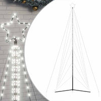 vidaXL Albero di Natale a LED 861 LED Bianco Freddo 478 cm