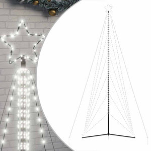 vidaXL Albero di Natale a LED 861 LED Bianco Freddo 478 cm