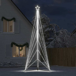 vidaXL Albero di Natale a LED 861 LED Bianco Freddo 478 cm
