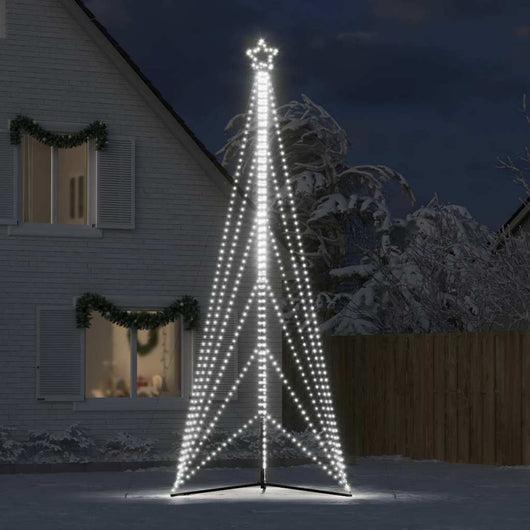 Albero di Natale a LED-Luci decorative natalizie 861 LED Bianco Freddo 478 cm