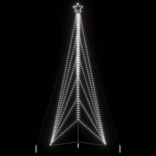 vidaXL Albero di Natale a LED 861 LED Bianco Freddo 478 cm