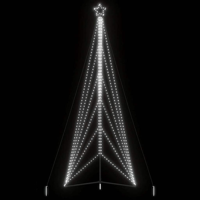 vidaXL Albero di Natale a LED 861 LED Bianco Freddo 478 cm