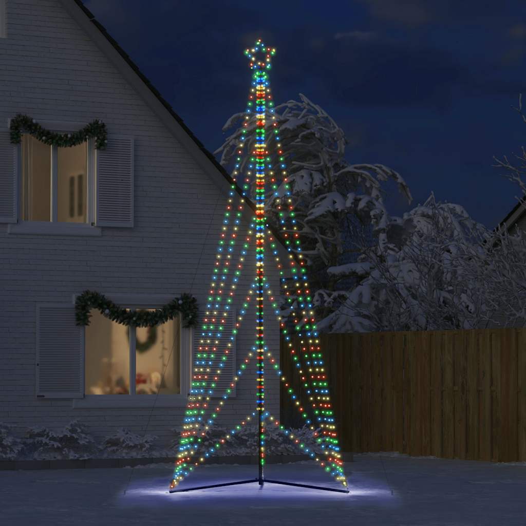 vidaXL Albero di Natale a LED 861 LED Colorato 478 cm