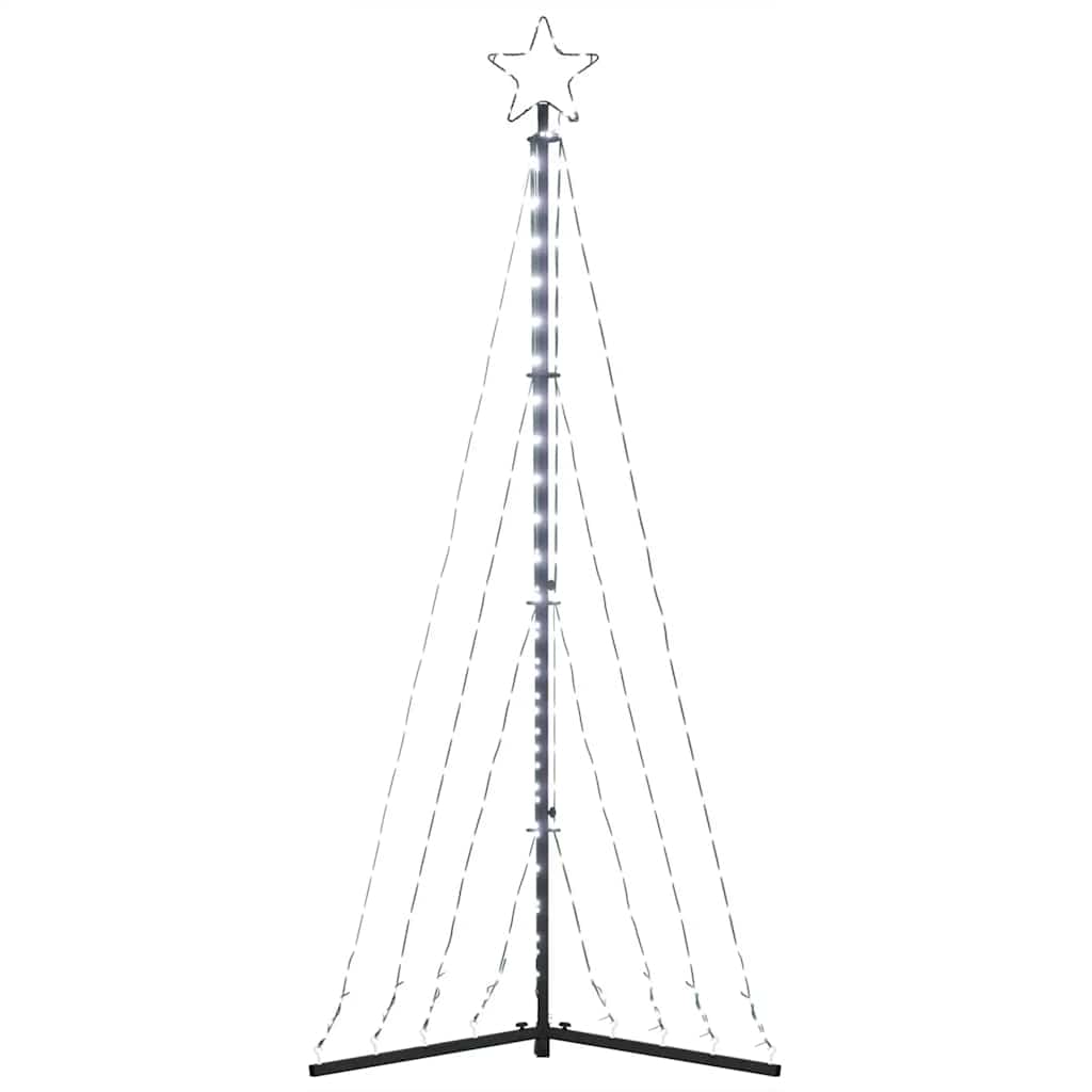 Albero di Natale a LED 339 LED Bianco Freddo 187 cm