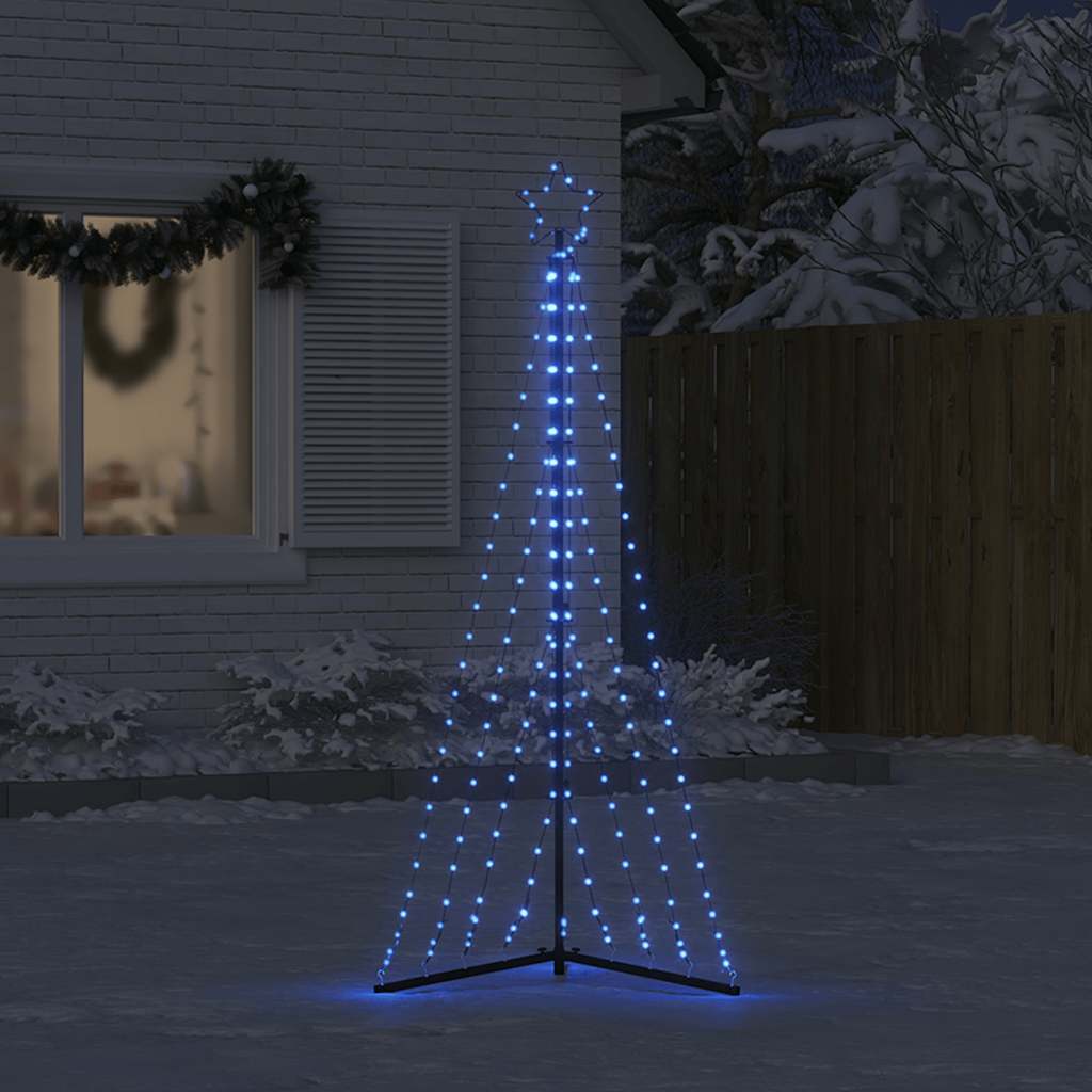 vidaXL Albero di Natale a LED 339 LED Blu 187 cm