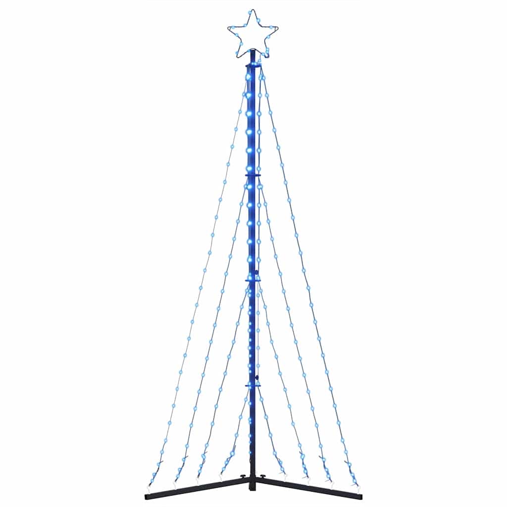 vidaXL Albero di Natale a LED 339 LED Blu 187 cm