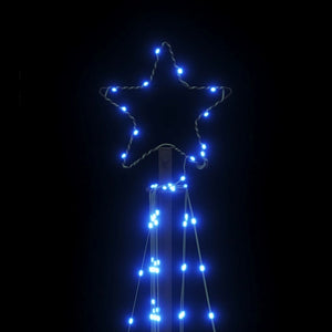 vidaXL Albero di Natale a LED 339 LED Blu 187 cm
