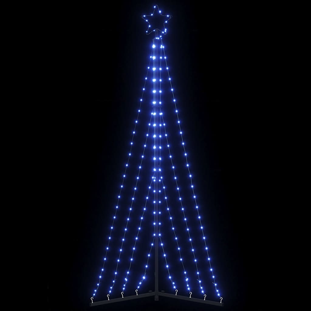 vidaXL Albero di Natale a LED 339 LED Blu 187 cm