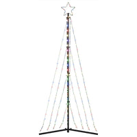 vidaXL Albero di Natale a LED 339 LED Colorato 187 cm