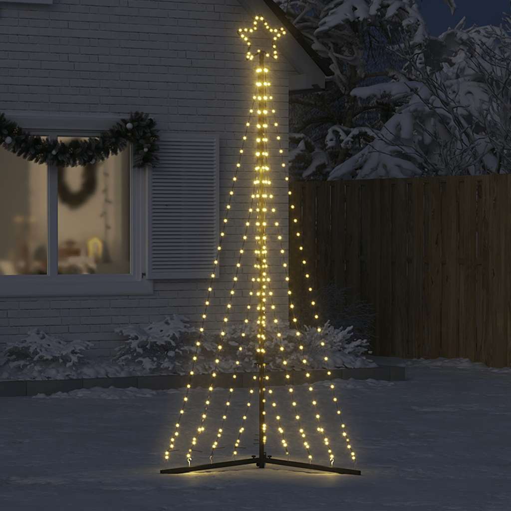 Albero di Natale a LED 447 LED Bianco Caldo 249 cm 4016432