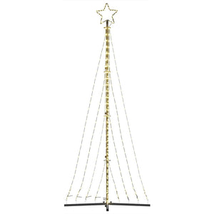 vidaXL Albero di Natale a LED 447 LED Bianco Caldo 249 cm