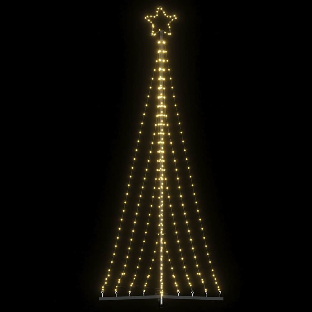 Albero di Natale a LED 447 LED Bianco Caldo 249 cm 4016432