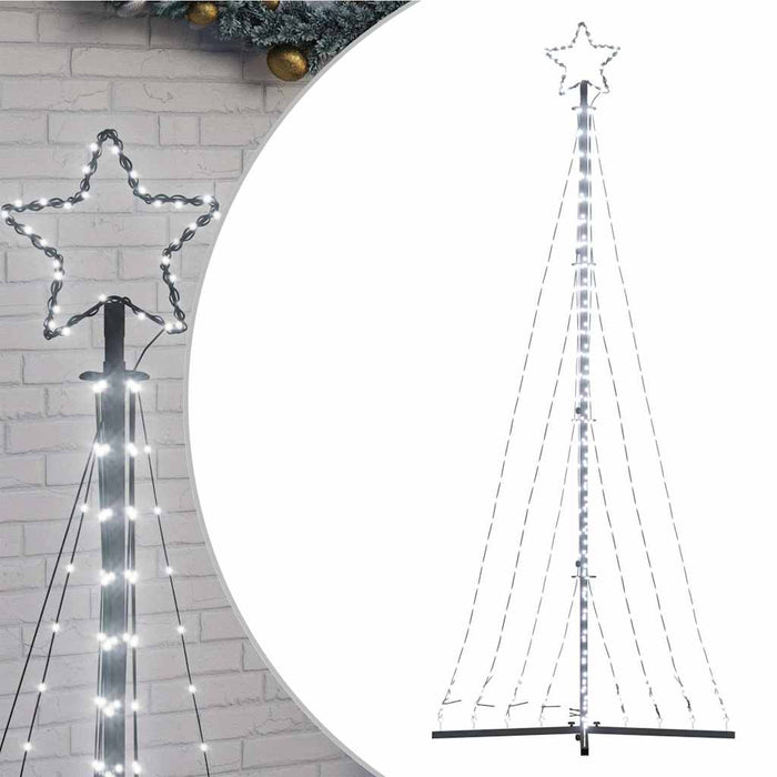 Albero di Natale a LED 447 LED Bianco Freddo 249 cm 4016433
