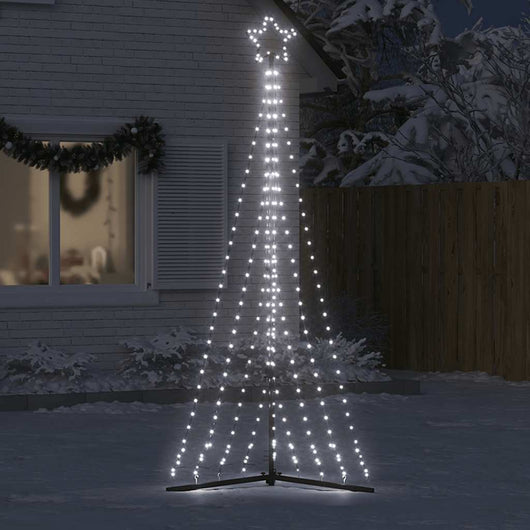 Albero di Natale a LED-Luci decorative natalizie 447 LED Bianco Freddo 250 cm
