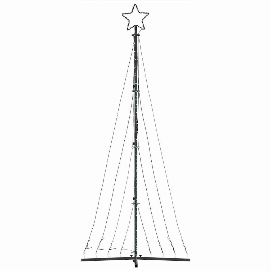 vidaXL Albero di Natale a LED 447 LED Bianco Freddo 249 cm