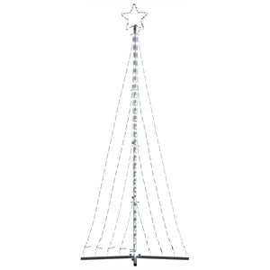 vidaXL Albero di Natale a LED 447 LED Bianco Freddo 249 cm