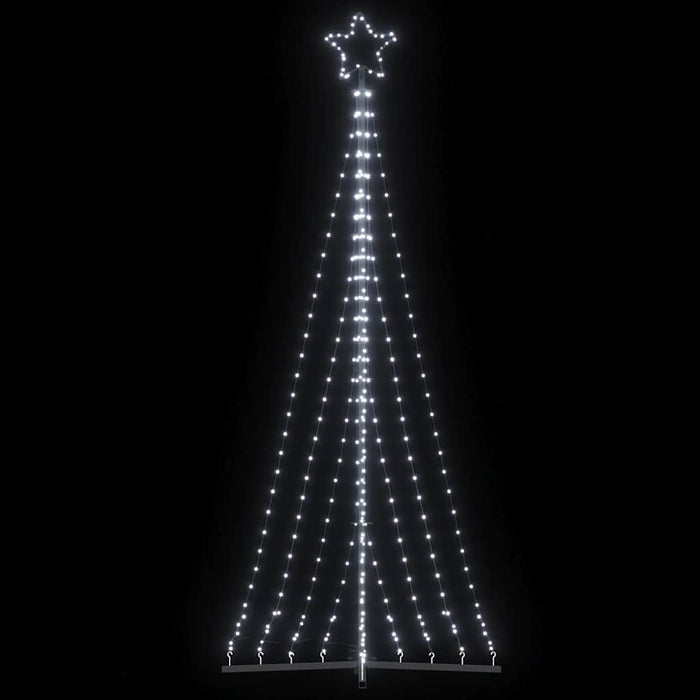 Albero di Natale a LED 447 LED Bianco Freddo 249 cm 4016433