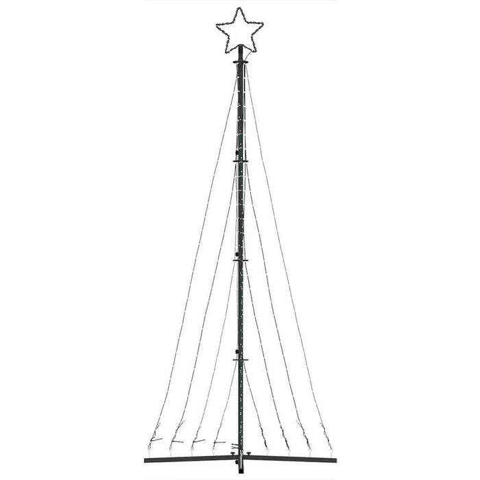 Albero di Natale a LED 447 LED Colorato 249 cm