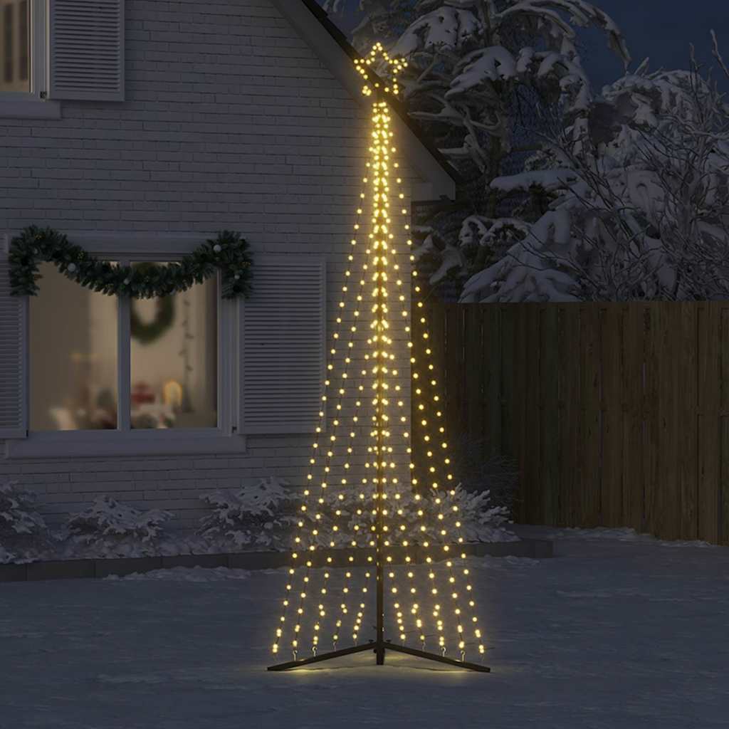 Albero di Natale a LED 495 LED Bianco Caldo 300,5 cm 4016436