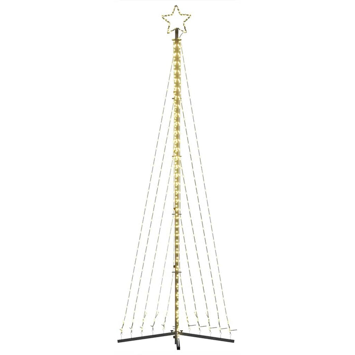 Albero di Natale a LED 495 LED Bianco Caldo 300,5 cm