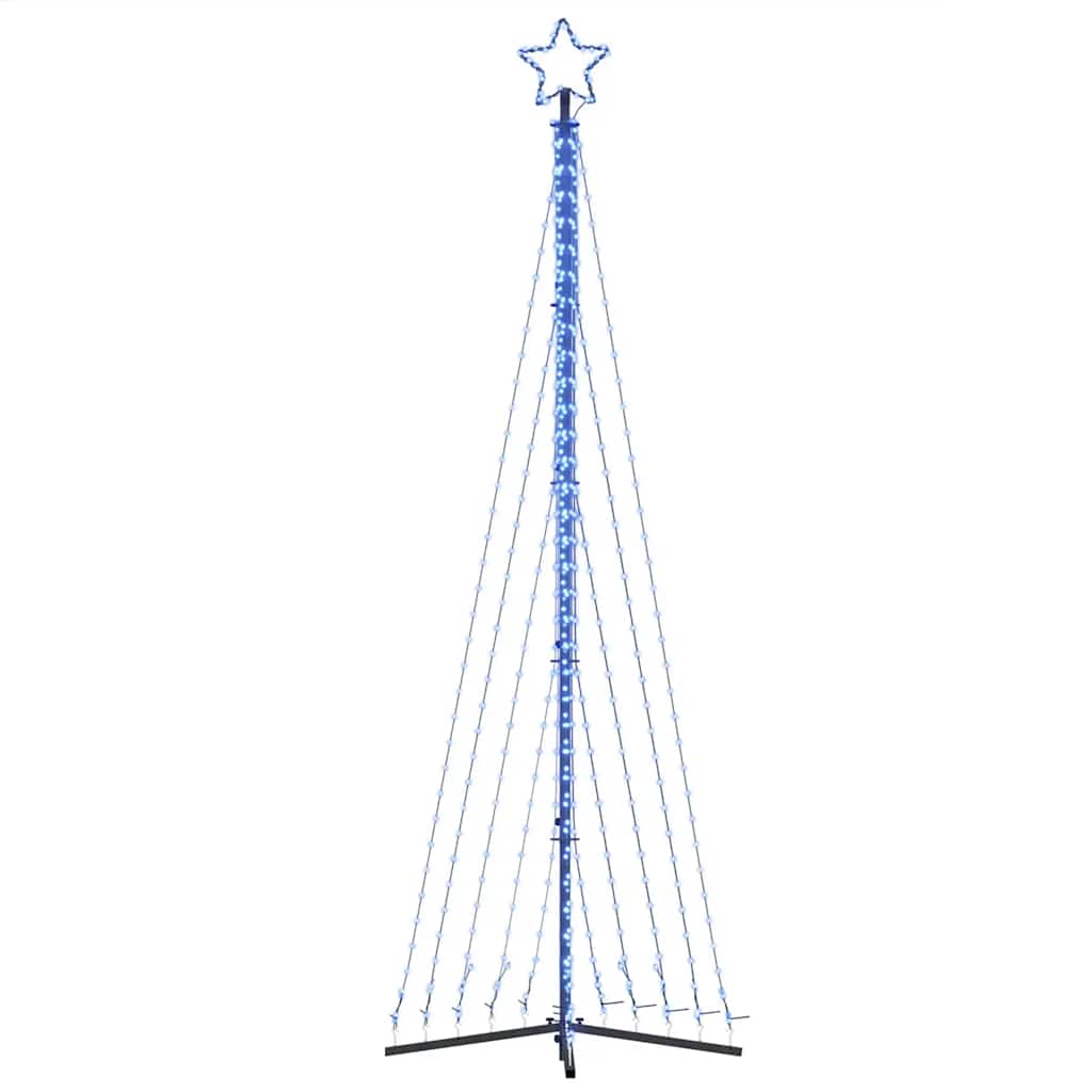 vidaXL Albero di Natale a LED 495 LED Blu 300,5 cm