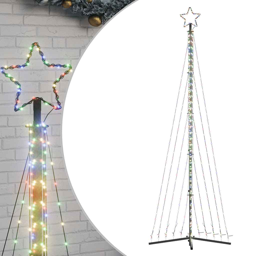 Albero di Natale a LED-Luci decorative natalizie 495 LED Colorati 300,5 cm