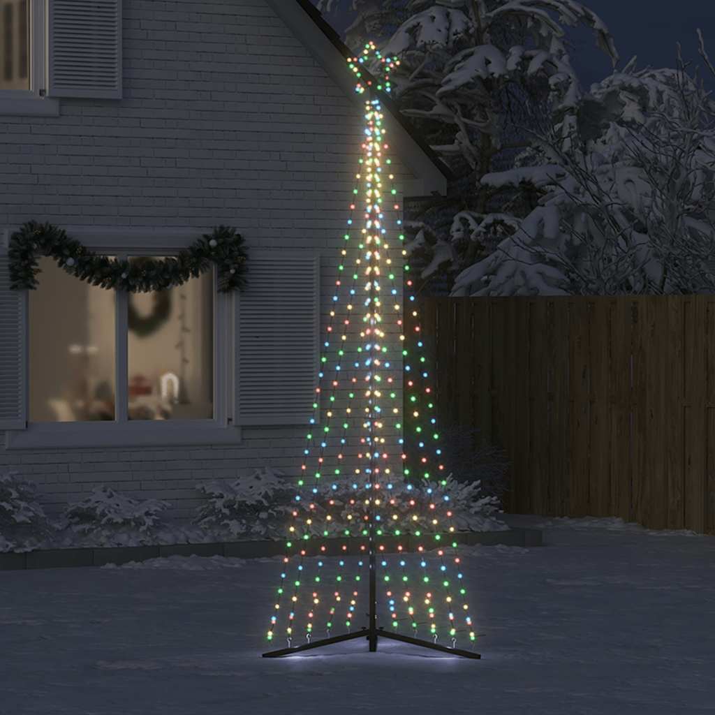 Albero di Natale a LED-Luci decorative natalizie 495 LED Colorati 300,5 cm