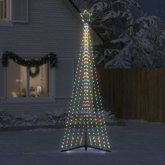 vidaXL Albero di Natale a LED 495 LED Colorati 300,5 cm