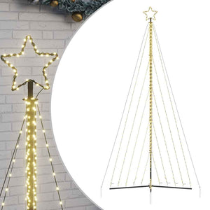 Albero di Natale a LED-Luci decorative natalizie 570 LED Bianco Caldo 399 cm